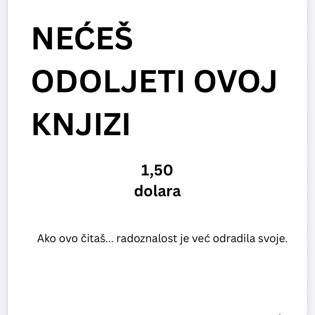 Nećeš Odoljeti Ovoj Knjizi – 76 Fascinantnih Činjenica
