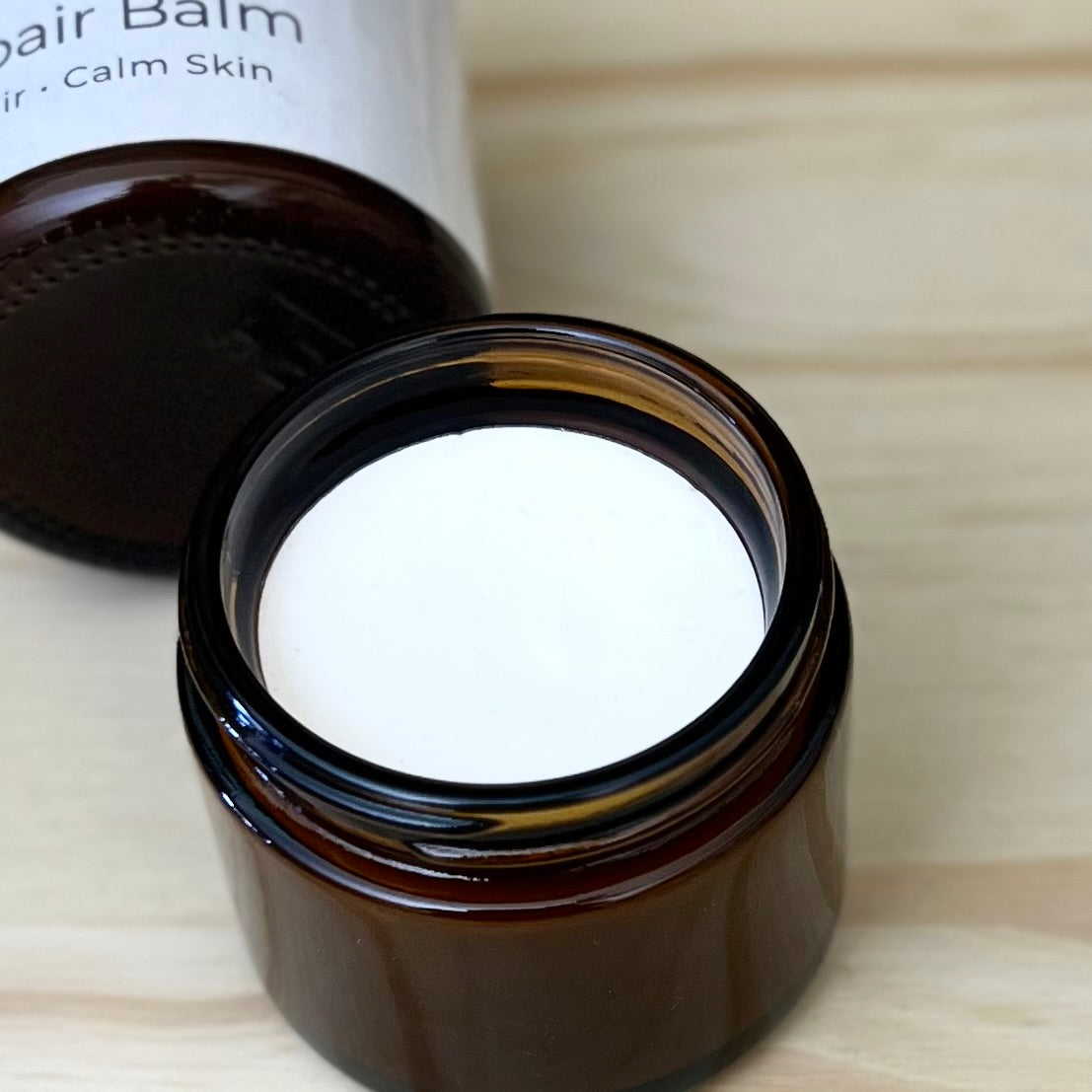 Smooth texture of Zinc Repair Balm – lightweight botanical barrier repair balm for redness and dry skin