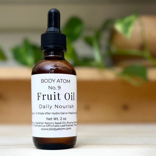 Fruit Oil Daily Nourish lightweight botanical face massage oil for smooth glide and lymphatic support