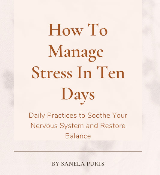 How To Menage Stress In Ten Days - EBook
