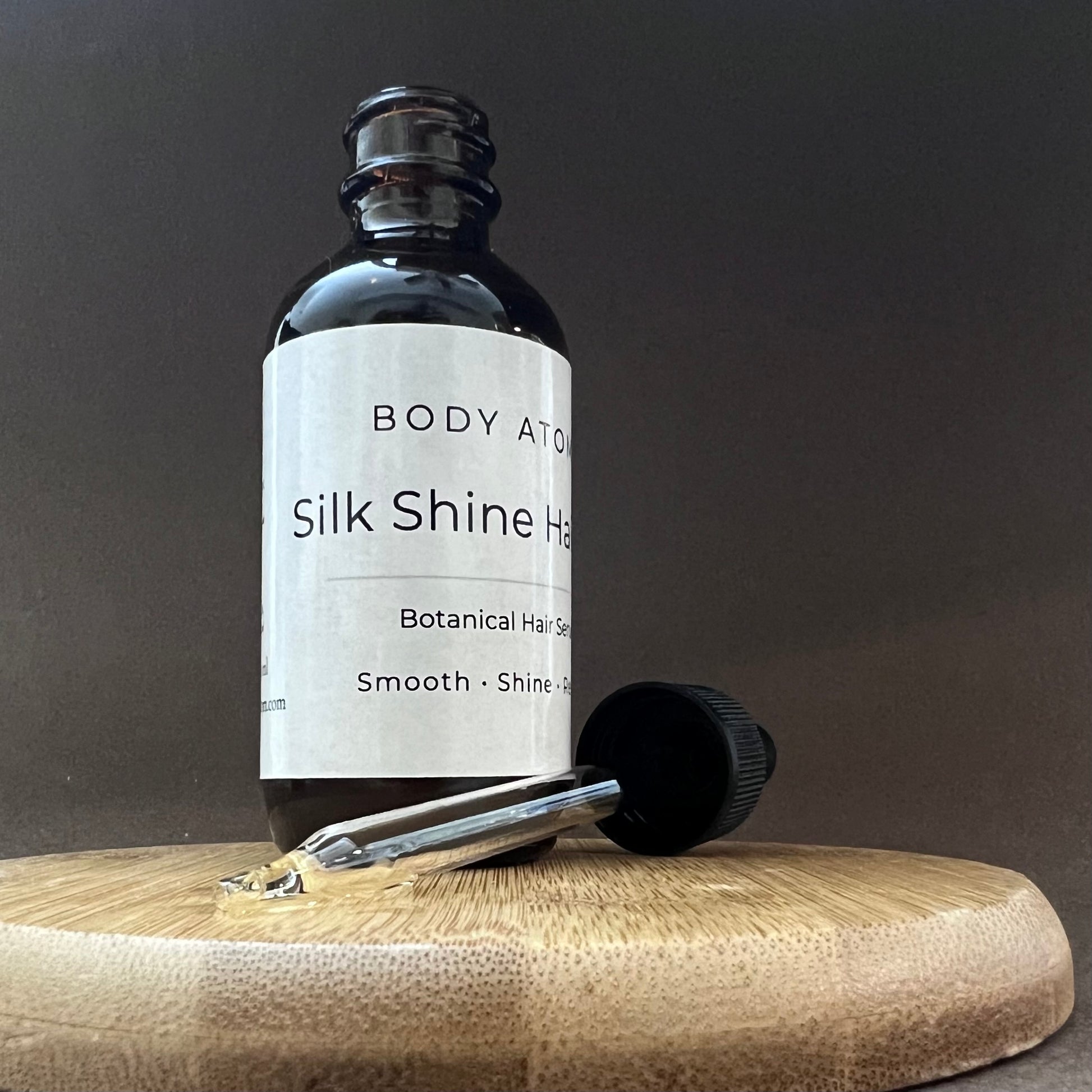 botanical hair serum for soft silky and healthy looking shiny hair