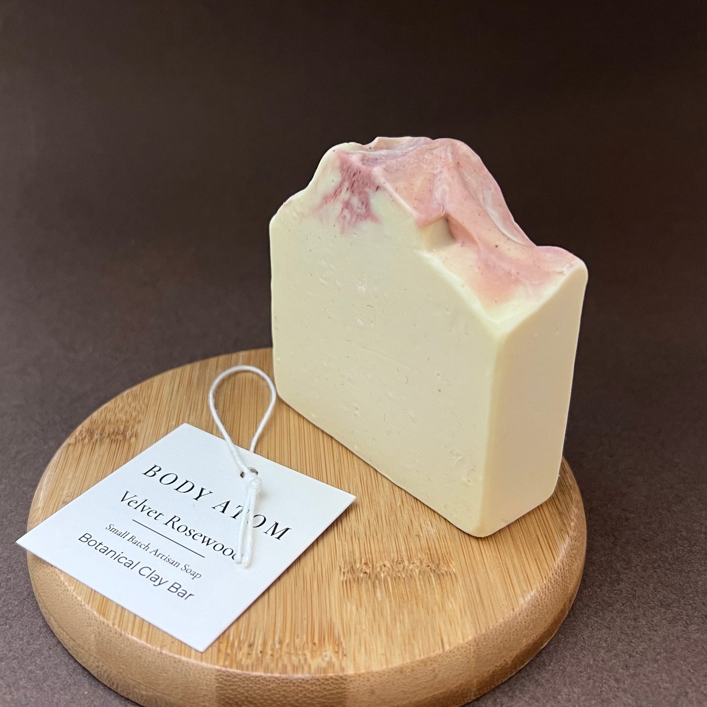 rosewood botanical soap that purifies skin and improves texture