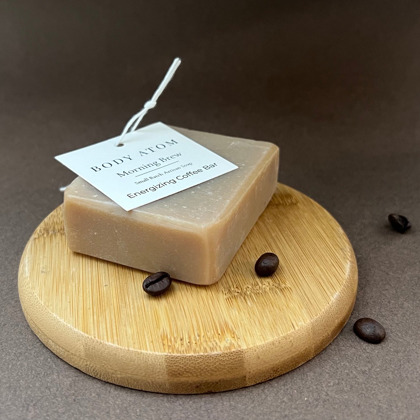 natural exfoliating soap with coffee for soft and radiant skin
