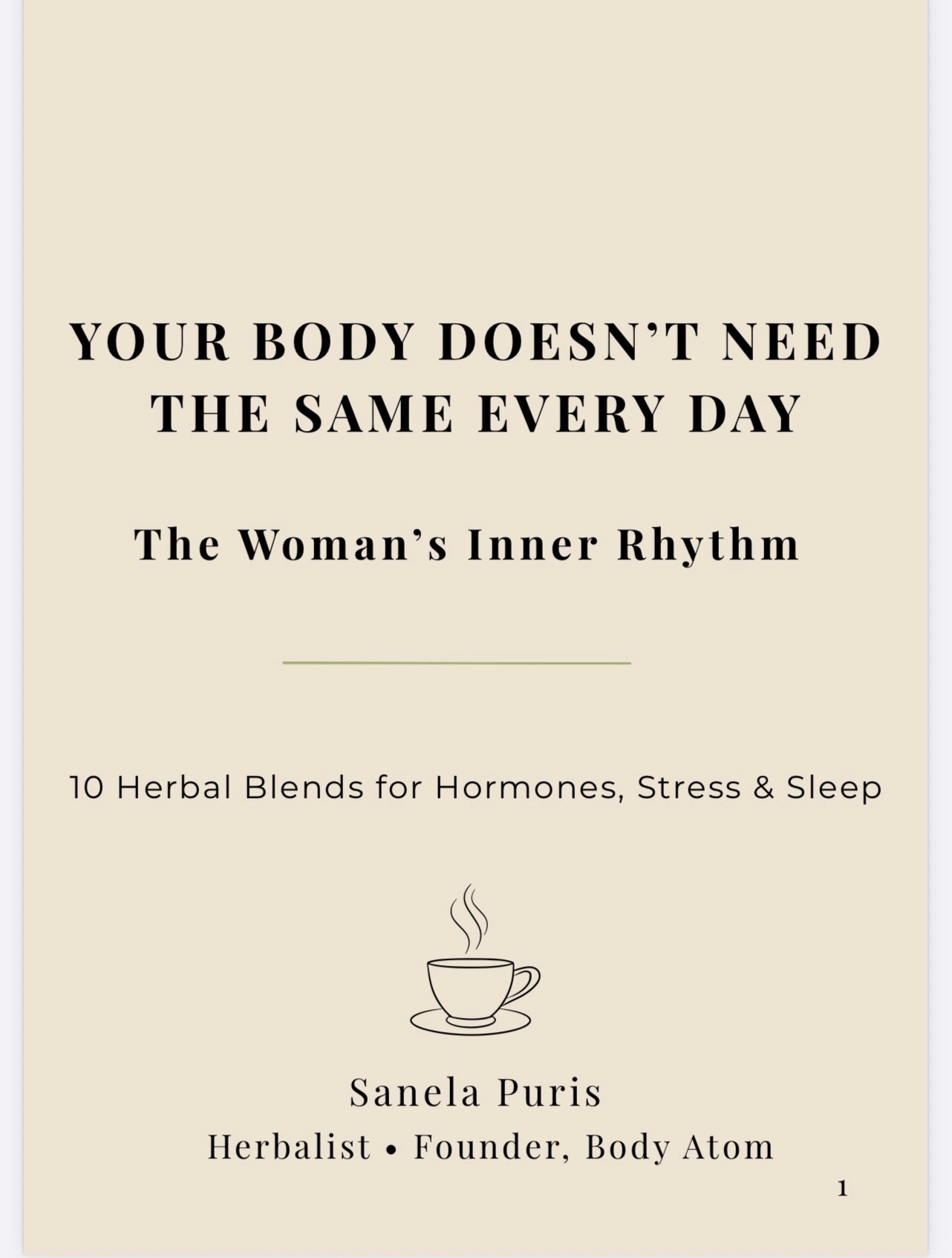 Herbal tea guide for women’s hormones, stress, PMS and sleep support
